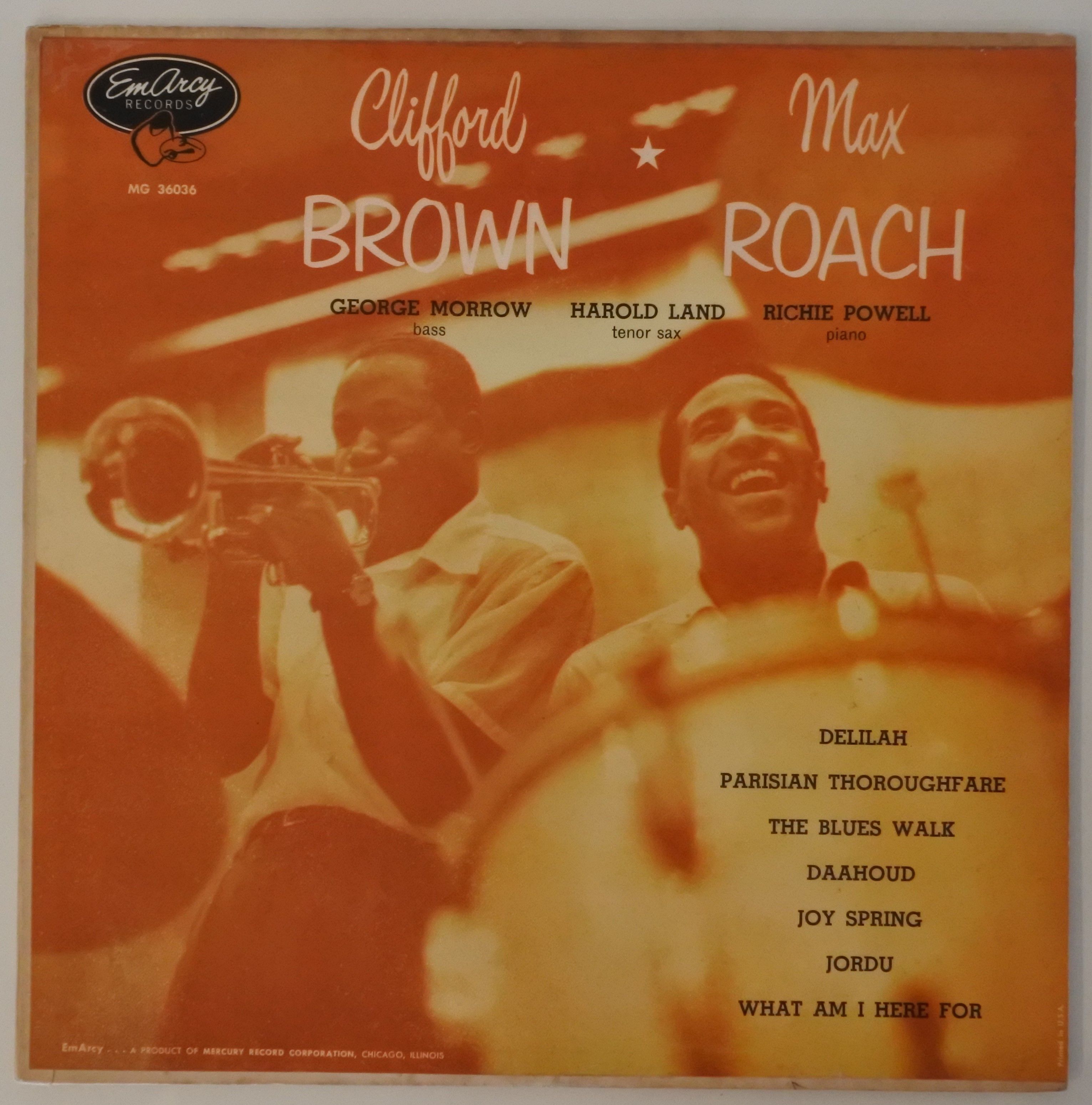クリフォード・ブラウン ナンバリング ボックスレコード Clifford Brown ✶ Max Roach ‎– Clifford Brown ✶
