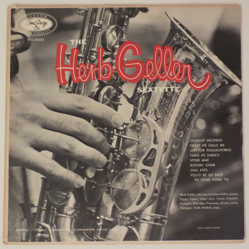 The Herb Geller Sextette ‎– The Herb Geller Sex
