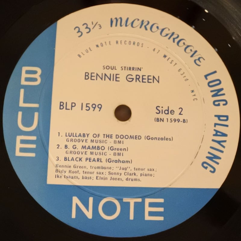 ★ブルーノート★『ソウル・ステアリン』ベニー・グリーＬＰン Bennie Green - Soul Stirrin' (Blue Note) 1958」ほのぼの