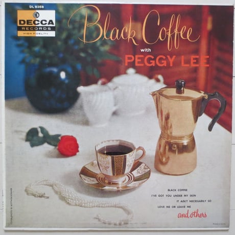 Peggy Lee / Black Coffee With Peggy Lee（Decca ‎– DL8358）mono