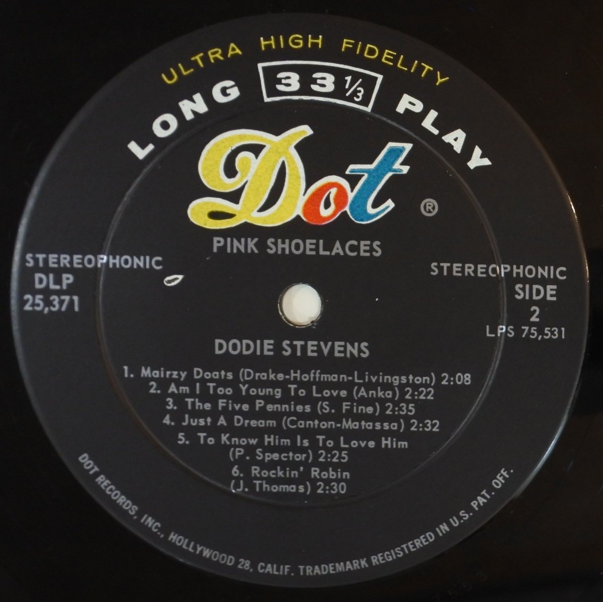 ドディースティーブンス/ピンクシューレーセス Dodie Stevens - Pink Shoe Laces / Coming Of Age – NIGHT BEAT