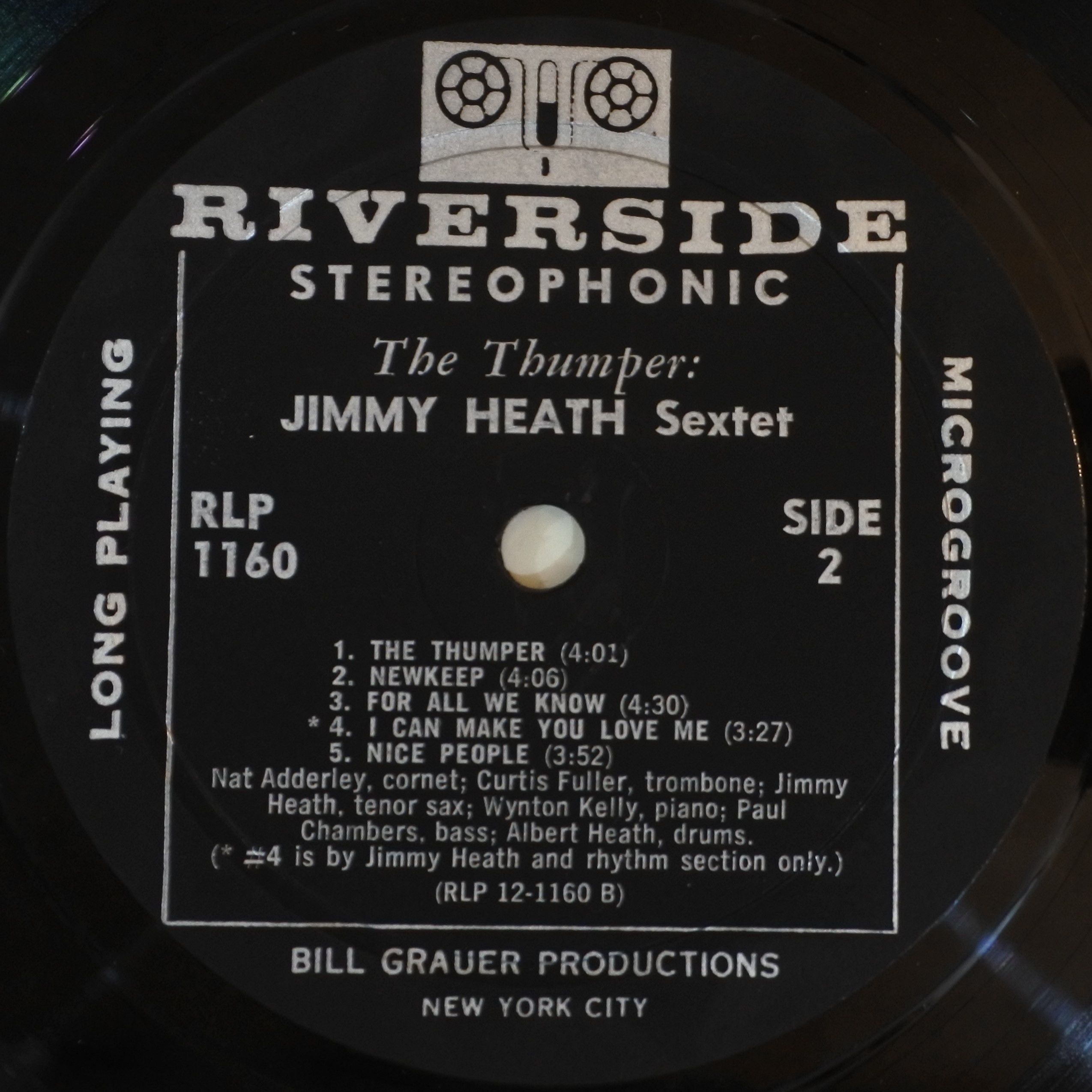 Jimmy Heath Sextet ‎– The Thumper （Riverside R