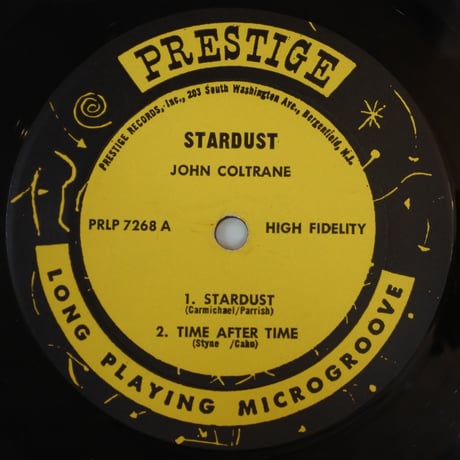 John Coltrane  ‎– Stardust （Prestige ‎– PR 7268）mono