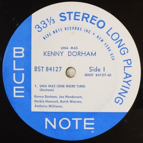 Kenny Dorham ‎– Una Mas  (Blue Note ‎– BST 84127) stereo