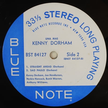 Kenny Dorham ‎– Una Mas  (Blue Note ‎– BST 84127) stereo