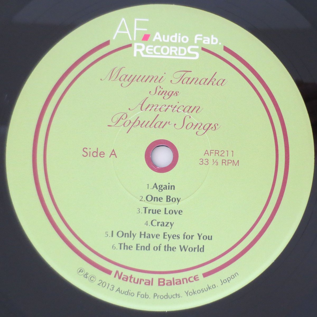 Mayumi Tanaka Sings American Popular Songs（Audi