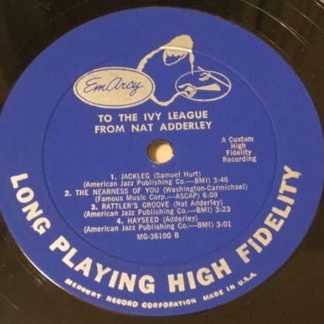 Nat Adderley / To the Ivy League From NAT (EmArcy MG36100) mono