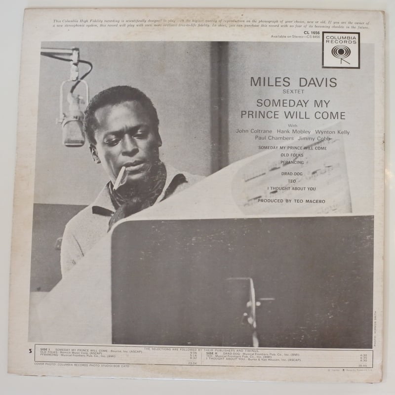 Miles Davis Sextet – Someday My Prince Will C Miles Davis Sextet – Someday My Prince Will C