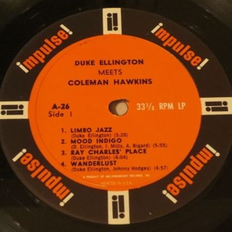 Duke Ellington / Duke Ellington Meets Coleman Hawkins (Impulse! A-26) mono