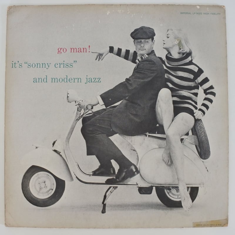 Sonny Criss ‎– Go Man（Imperial ‎– LP-9020）mono