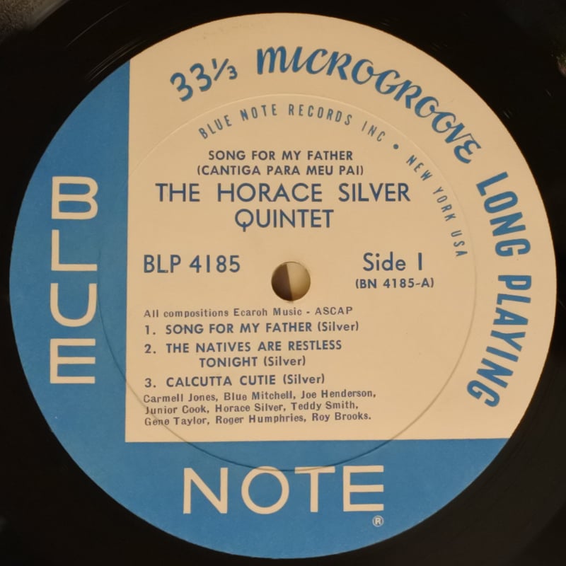 The Horace Silver Quintet ‎– Song For My Father