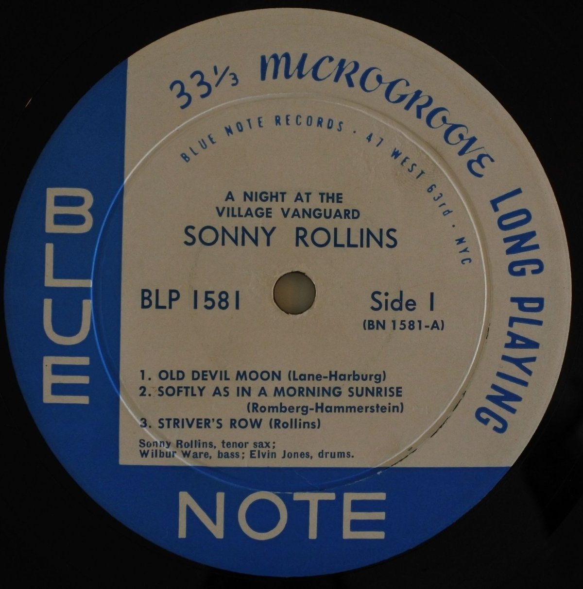 Sonny Rollins ‎– A Night At The 