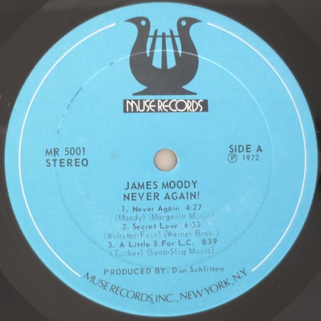 James Moody ‎– Never Again!（Muse Records ‎– MR 5001）stereo