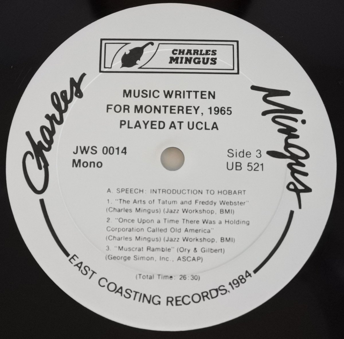 レコード Charles Mingus 7/1(火) Jazzのオリジナル含め初期盤中古レコード3点入荷