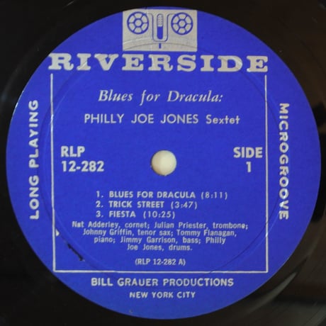 "Philly" Joe Jones – Blues For Dracula（ Riverside Records – RLP 12-282）mono