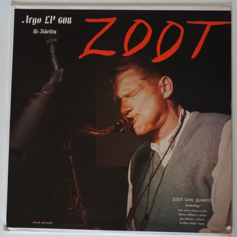 Zoot Sims Quartet ‎– Zoot （Argo – LP 608）mono