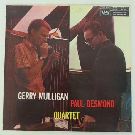Gerry Mulligan - Paul Desmond Quartet ‎– Gerry Mulligan - Paul Desmond Quartet（Verve  MGV-8246）mono