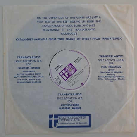 Miles Davis All Stars ‎– Walkin'（Transatlantic Records ‎– PR 7076）mono