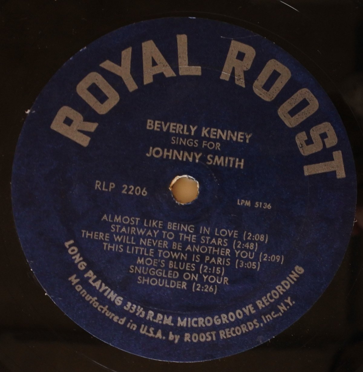 Beverly Kenney – Sings For Johnny Smith（Roost –