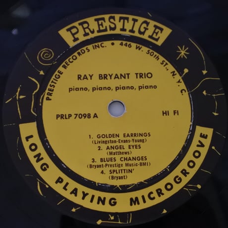 Ray Bryant Trio  ‎– Piano Piano Piano Piano...（Prestige ‎– PRLP 7098）mono