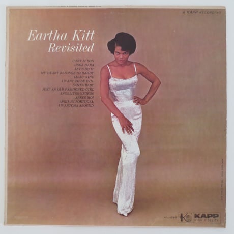 Eartha Kitt ‎– Revisited（Kapp Records ‎– KL-1192）mono