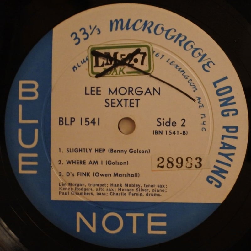 Lee Morgan - Lee Morgan Sextet（Blue Note 1541）m...