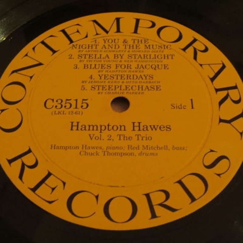 Hampton Hawes / The Trio Vol.2 (Contemporary C3