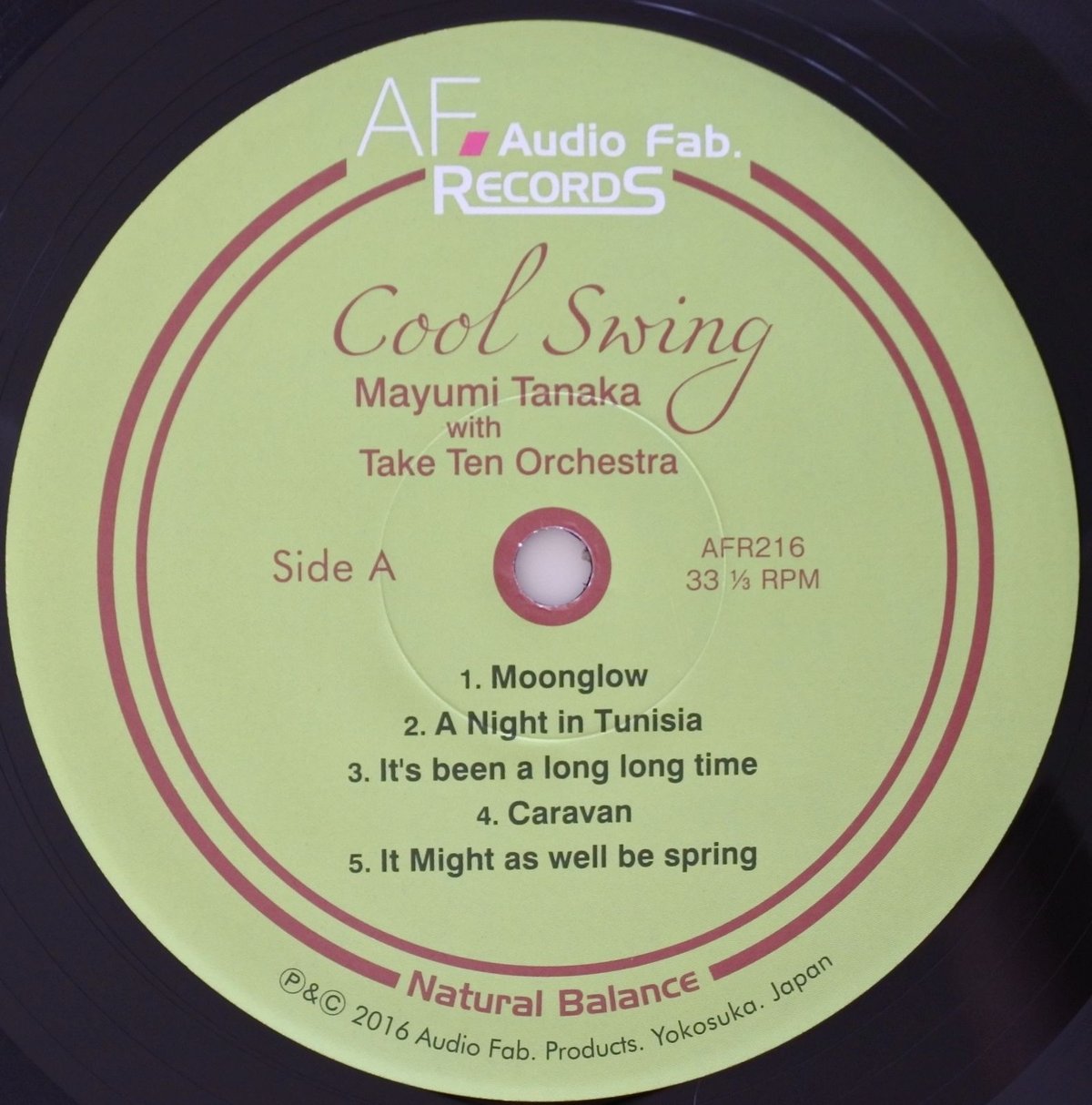 Mayumi Tanaka - Cool Swing（Audio Fab. Records A