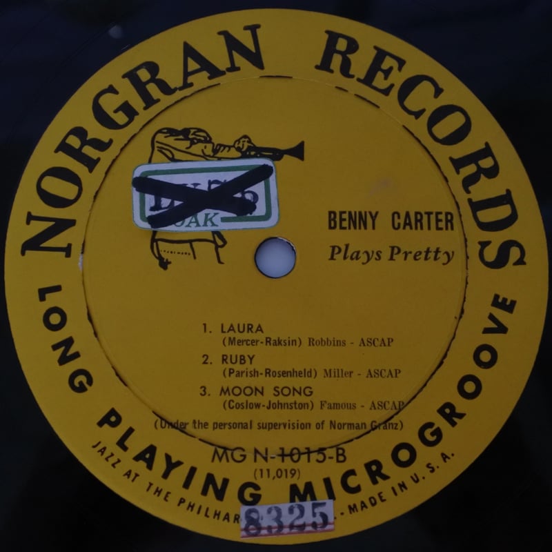 ★超希少！USオリジナルMONO★ベニー・カーター Plays Pretty ☆超希少！USオリジナルMONO☆ベニー・カーター Plays Pretty