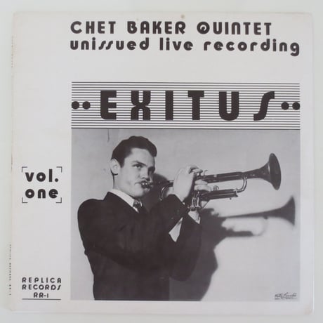 Chet Baker - Unissued Live Recording (伊Replica RR-1&2) mono　オリジナル盤2枚セット