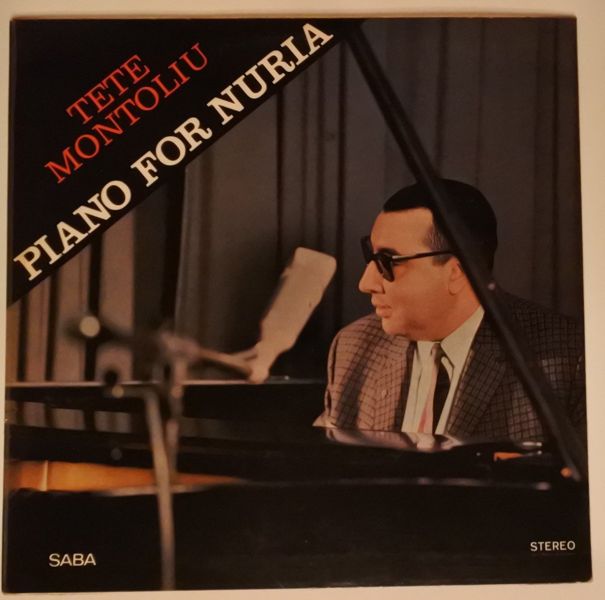 Tete Montoliu Trio ‎– Piano For Nuria（ SABA ‎– SB 15 163 ST）mono