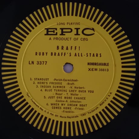 Ruby Braff / Braff!! (Epic LN3377) mono