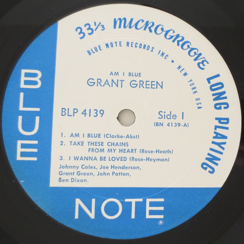 Grant Green ‎– Am I Blue（Blue Note ‎– BLP 4139）