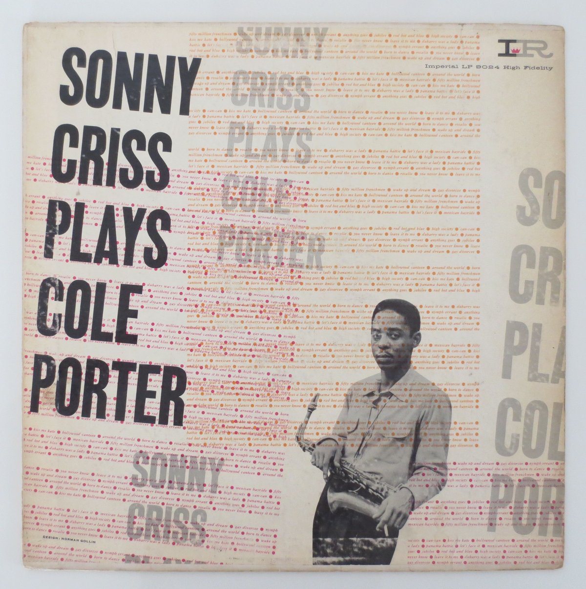 Sonny Criss ‎– Sonny Criss Plays Cole Porter（Im
