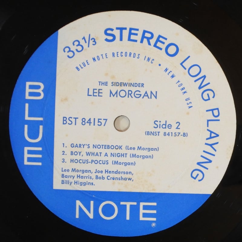 Lee Morgan - The Sidewinder（Blue Note - BST 84