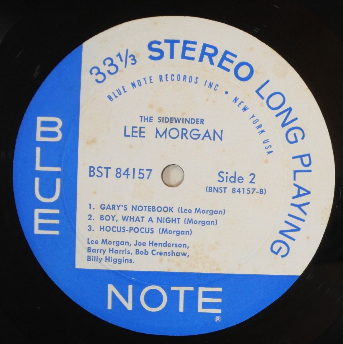Lee Morgan - The Sidewinder（Blue Note - BST 84...