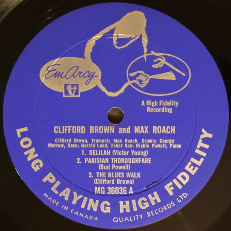 Clifford Brown ✶ Max Roach ‎– Clifford Brown ✶