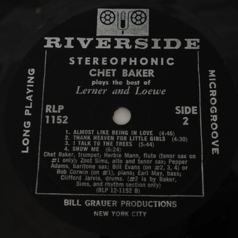 Chet Baker ‎– Plays The Best Of Lerner & Loewe