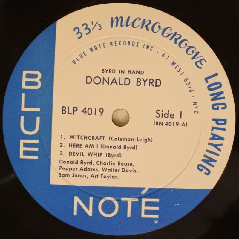 Donald Byrd ／ドナルド・バード／両面VANGELDER刻印 Donald Byrd ／ドナルド・バード／両面VANGELDER刻印 - メルカリ