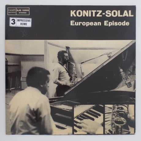 LEE KONITZ, MARTIAL SOLAL ‎– European Episode（伊Campi Records ‎– SJG 12002）stereo