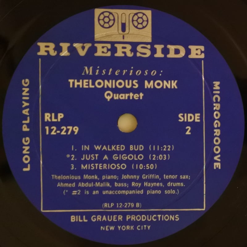THELONIUS MONK QUARTET 200g LPレコード Thelonious Monk Quartet/John Coltrane - Thelonious Monk Quartet