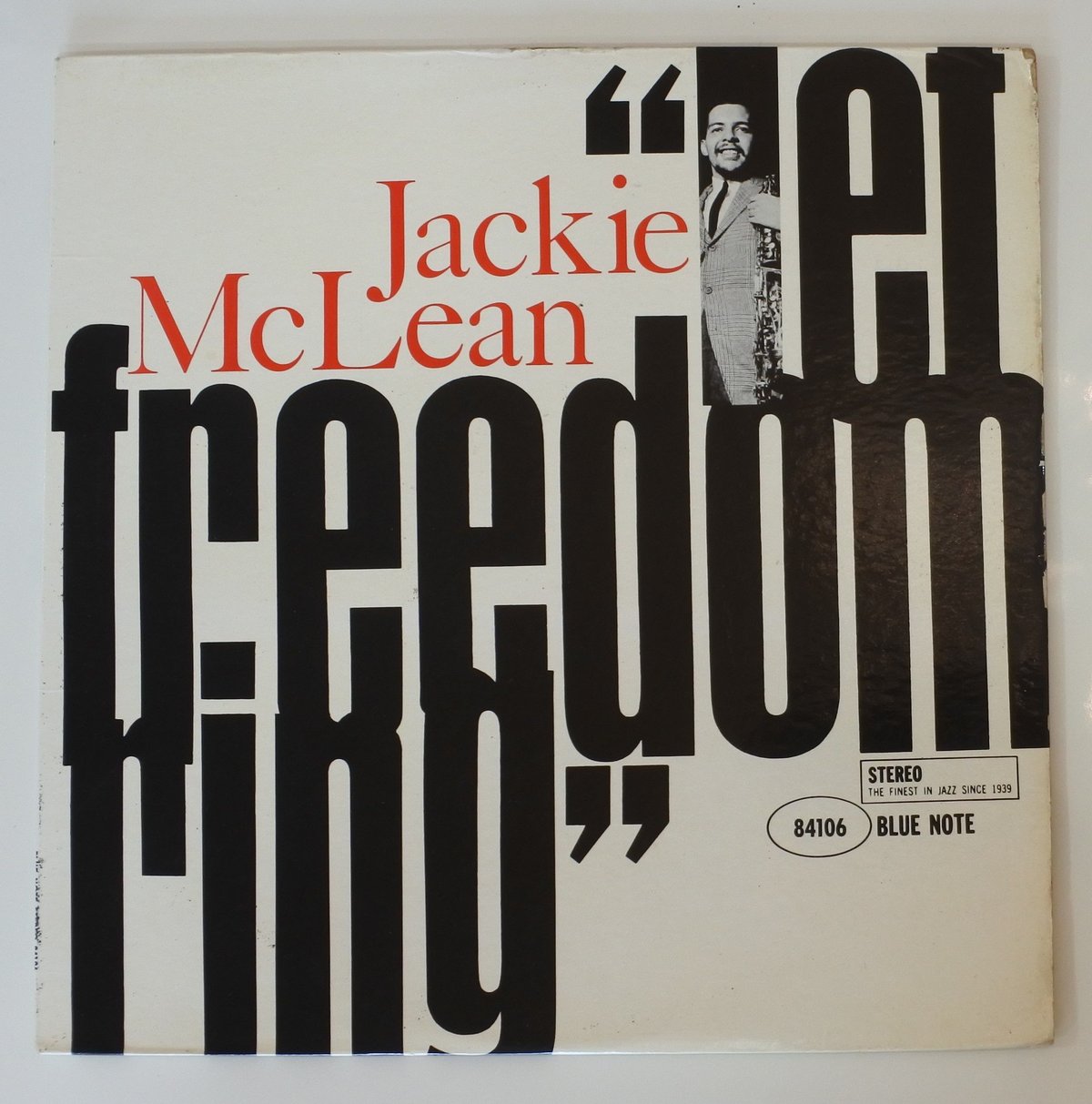 LP Jackie Mclean Let Freedom Ring GXK8038,BST8410 BLUE NOTE プロモ /00260 Jackie McLean ‎– Let Freedom Ring （Blue Note ‎