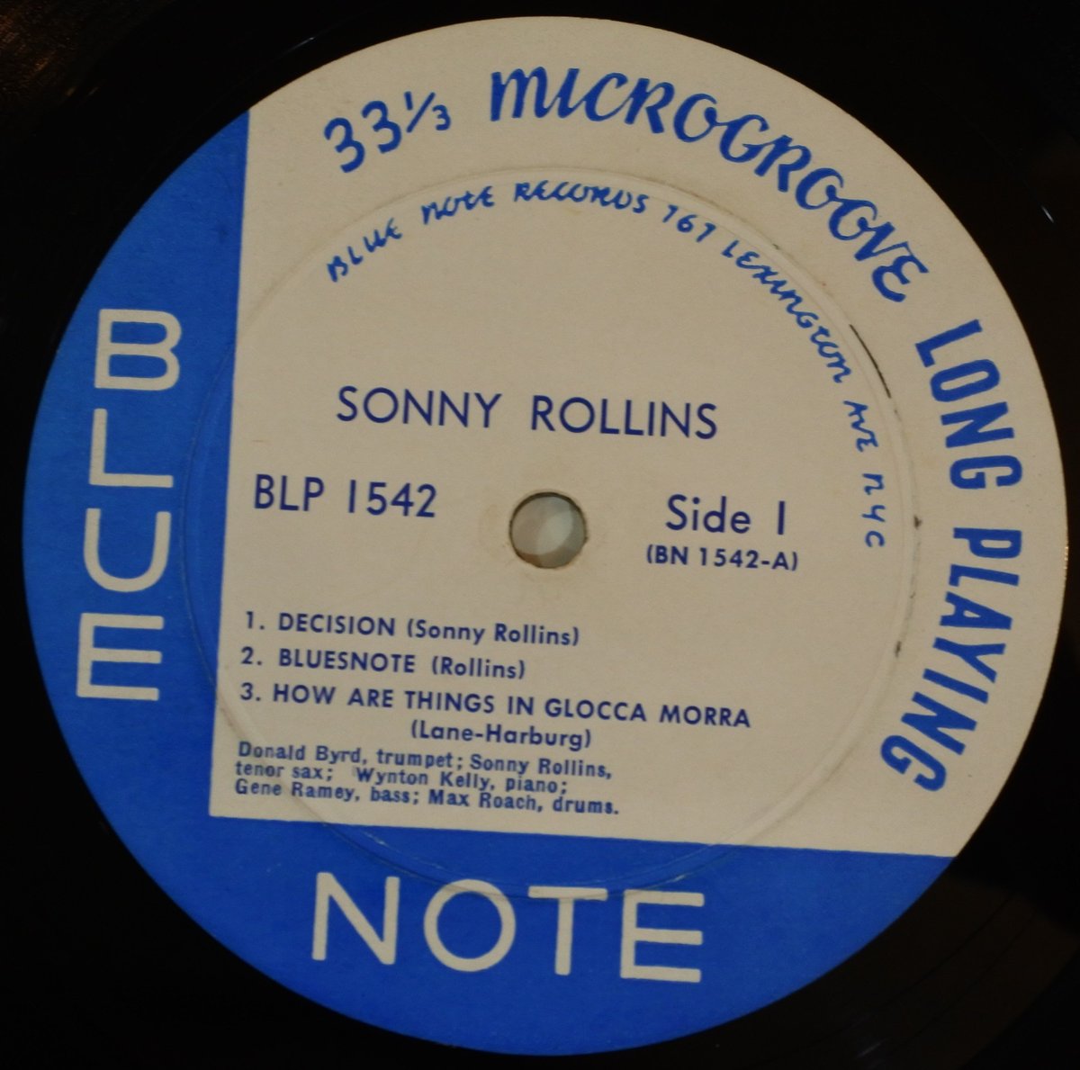 Sonny Rollins ‎– Sonny Rollins Volume 1 （Blue Note ‎– BLP 1542）mono