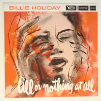 Billie Holiday ‎– All Or Nothing At All (Verve Records ‎– MG V-8329) mono