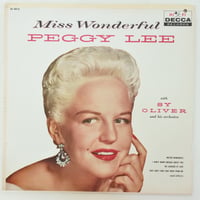 Peggy Lee with Sy Oliver And His Orchestra ‎– Miss Wonderful（Decca ‎– DL 8816）mono