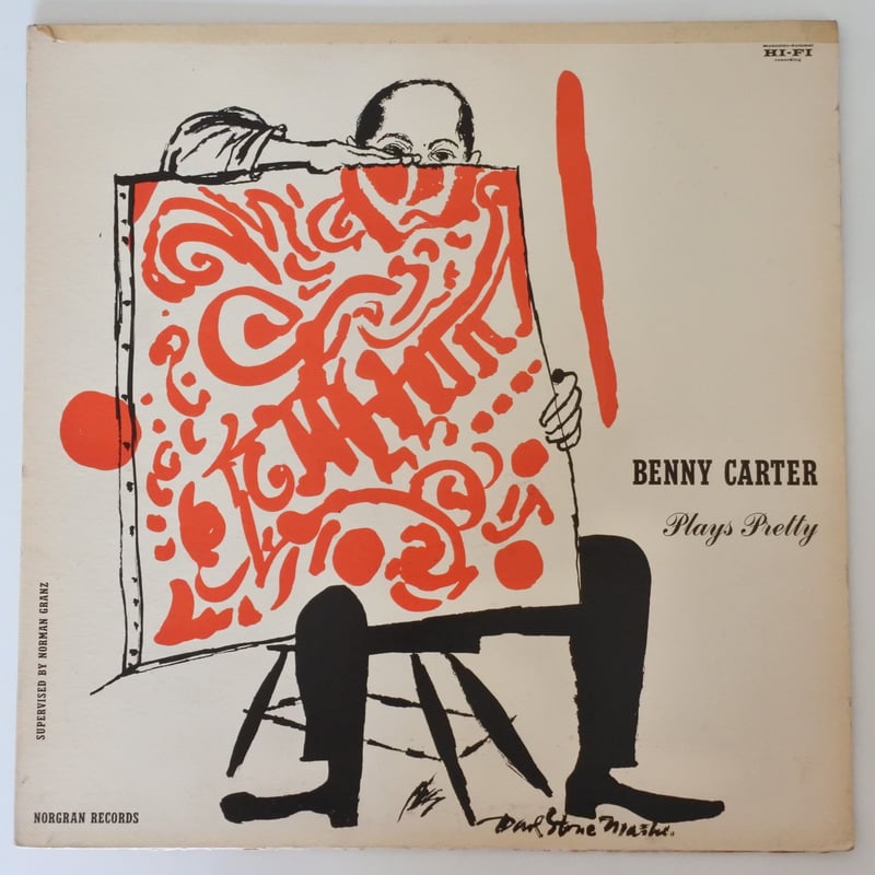 ★超希少！USオリジナルMONO★ベニー・カーター Plays Pretty Benny Carter ‎– Plays Pretty（Norgran Records ‎