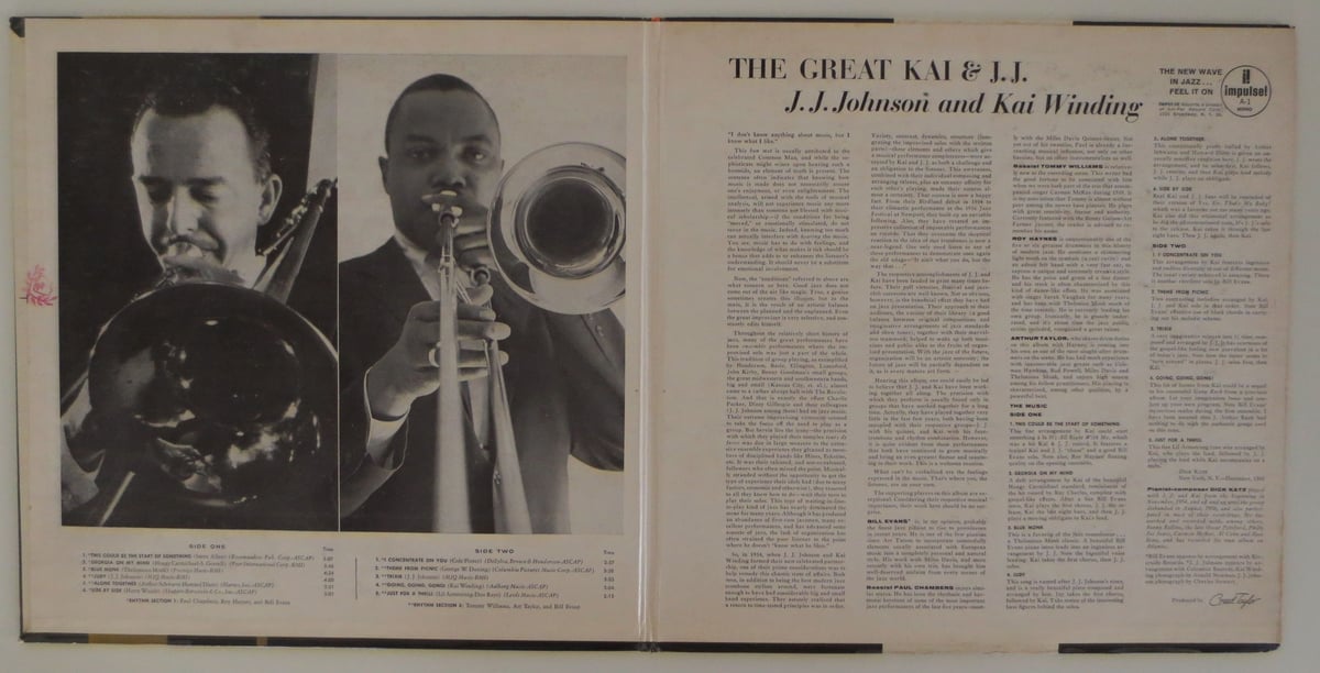 J.J. Johnson & Kai Winding ‎– The Great Kai & J