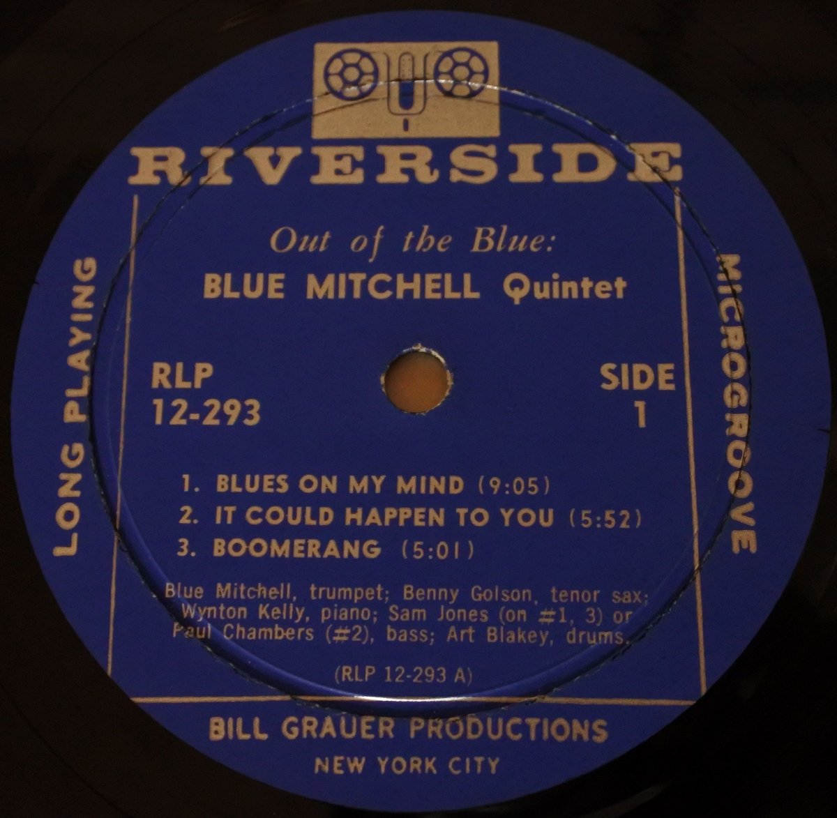 Blue Mitchell ‎– Out Of The Blue（Riverside Rec