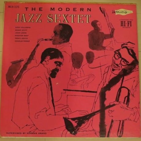 Dizzy Gillespie / The Modern Jazz Sextet (Norgran MG N-1076) mono