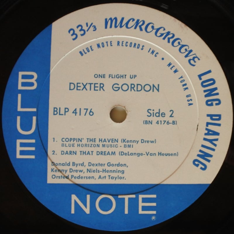 Dexter Gordon ‎– One Flight Up（Blue Note ‎– BL
